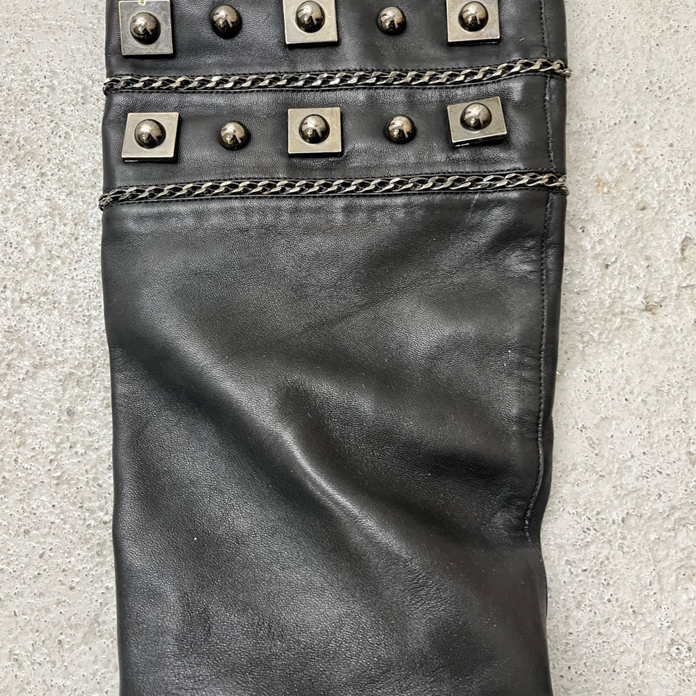 Stuart Weitzman embellished pull up boots - Picture 4 of 16